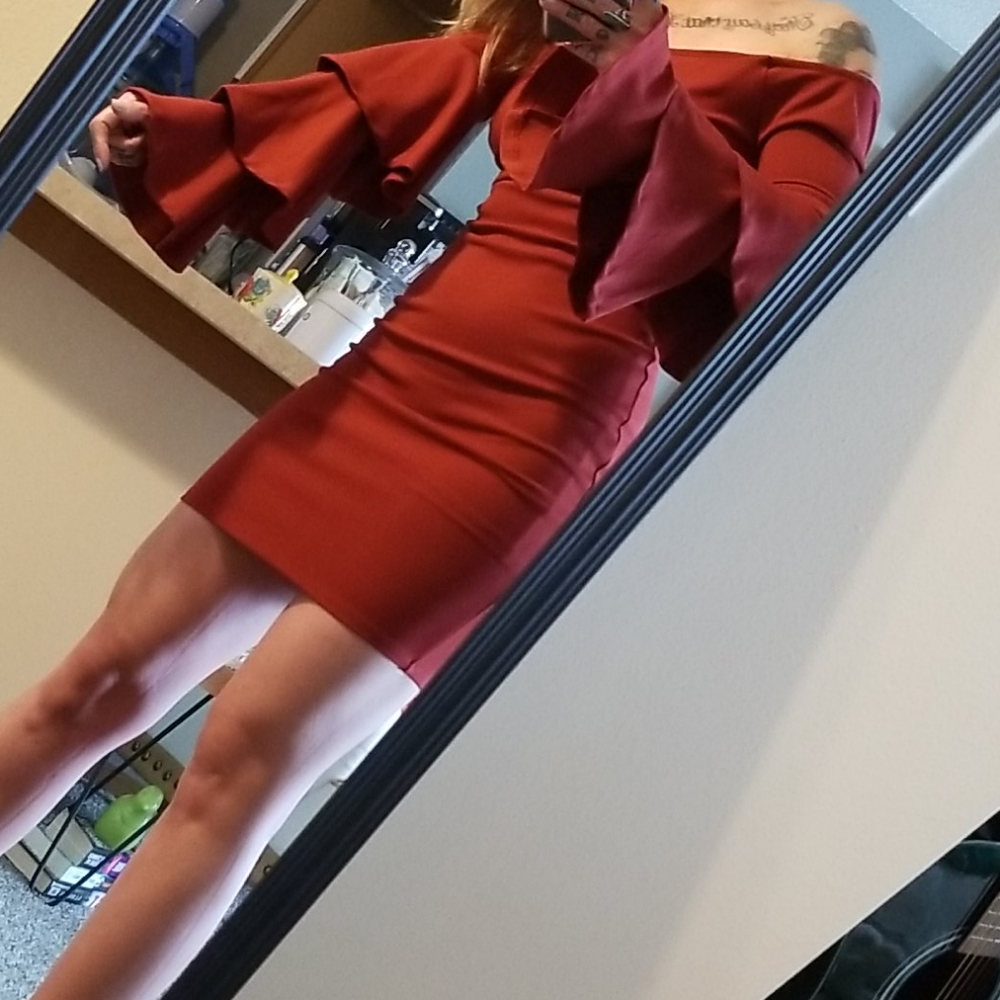 Gianni Bini 70s Sleeve Dress ๐โค๐ - Picture 4 of 6